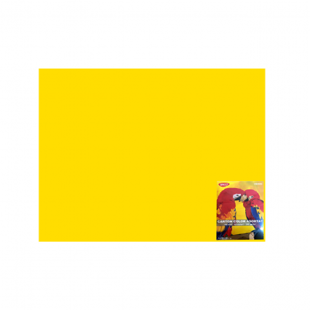 PAPETĂRIE - CARTON COLOR CN240G GALBEN I. 46X64 10 COLI DACO 240G/MP