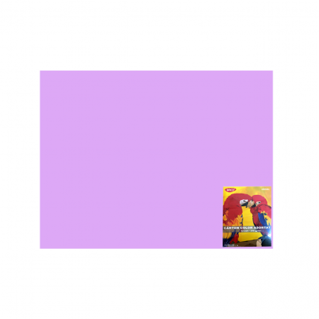 PAPETĂRIE - CARTON COLOR CN240L LILA 46X64 10 COLI DACO 240G/MP