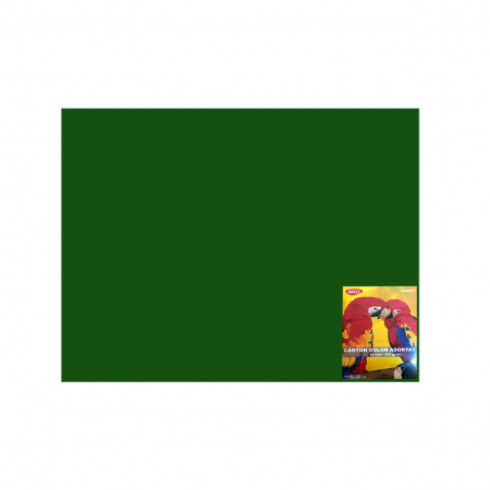 PAPETĂRIE - CARTON COLOR CN240VI VERDE I. 46X64 10 COLI DACO 240G/MP
