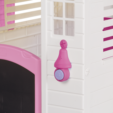 Casuta pentru copii premium - Alb& roz [3]