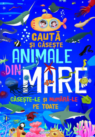 Carti interactive - Cauta si gaseste animale din mare