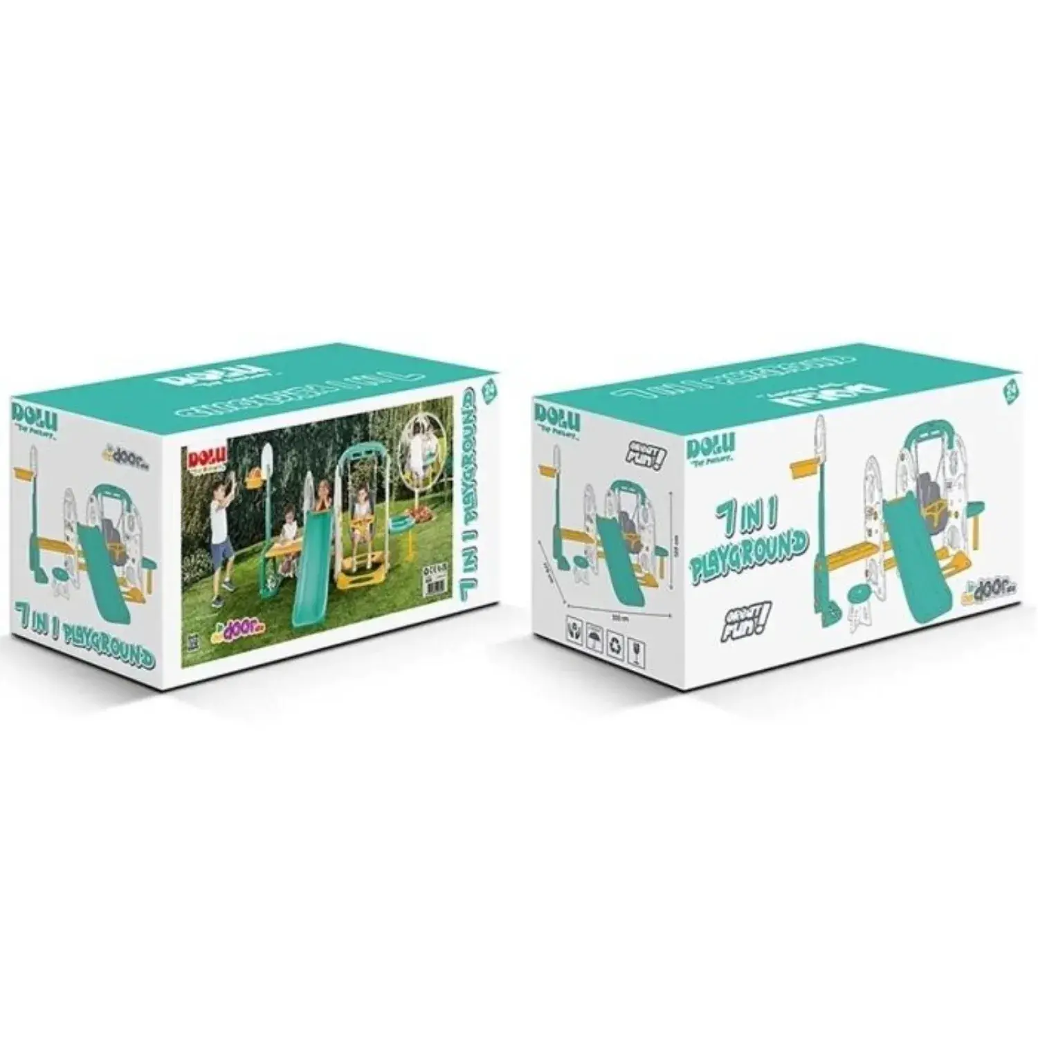 Centru de joaca 7 in 1 - Pastel [2]