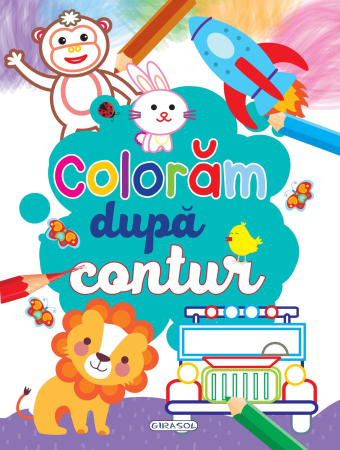 Carti pentru copii - Coloram dupa contur