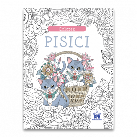 CĂRȚI PENTRU COPII - Colorez pisici - carte de colorat