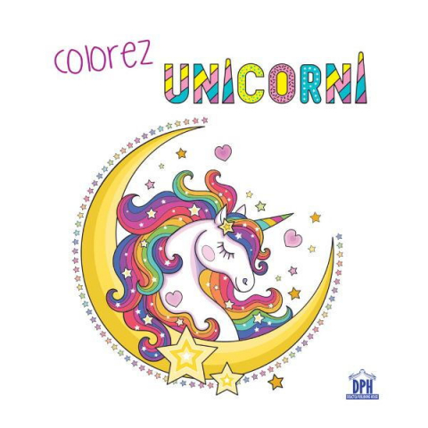 Carti de colorat - Colorez Unicorni: Carte de colorat