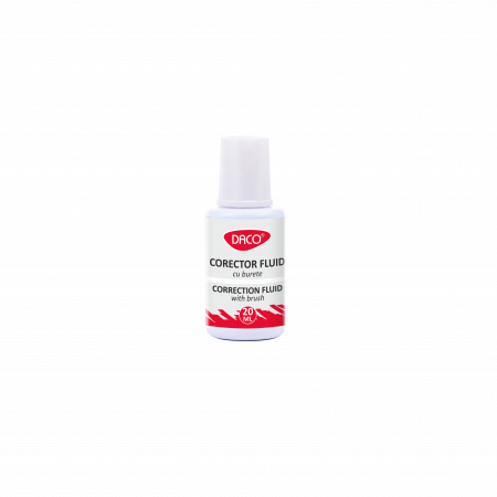 Corectoare - CORECTOR FLUID CU BURETE DACO CF002