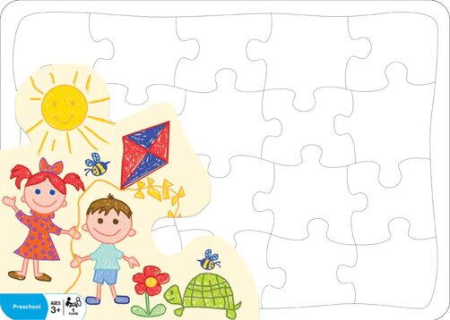 Puzzle-uri educative - Creeaza-ti propriul puzzle (20 piese)