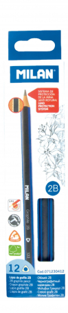 Creioane - CREION GRAFIT TRIUNGHIULAR 2B MILAN 071230412