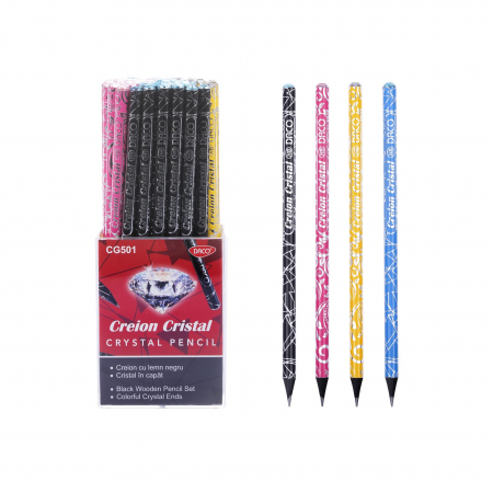 Creion negru - CREION NEGRU CRISTAL DACO CG501