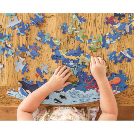 Cunoaste si exploreaza - Puzzle Mari si oceane (205 piese) [5]