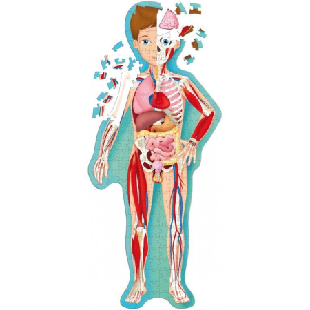 Cunoaste si exploreaza - Puzzle Minunatul corp uman (200 piese) [1]