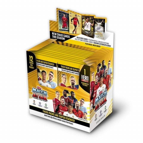 Jocuri de masa - Cutie 24 pachete cartonase - Topps Match Attax 24/25