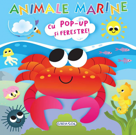 Carti interactive - Deschide si descopera - Animale marine