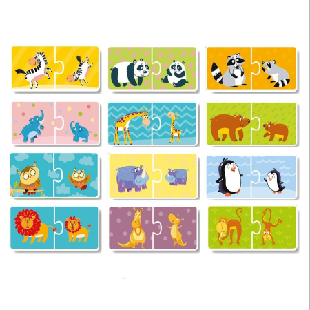 Puzzle-uri educative - Duo Puzzle - Mama si puiul (2 piese)