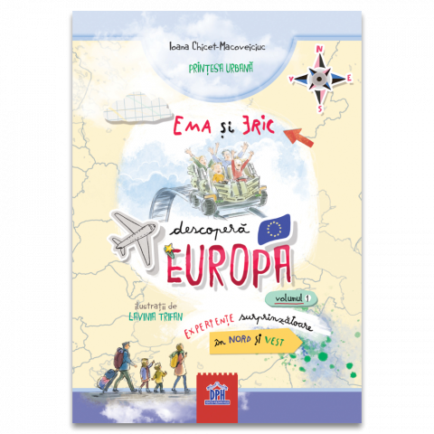 CĂRȚI PENTRU COPII - Ema si Eric descopera Europa - Vol. 1