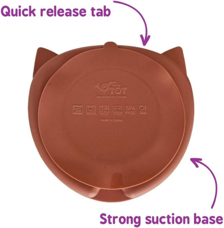 Farfurie diversificare din silicon - Vulpita [6]