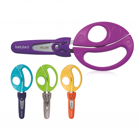 Foarfeci scolare - FOARFECA BUBURUZA CU TEACA MILAN 1469820