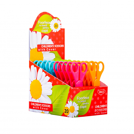 Foarfeci scolare - FOARFECA GRADINITA CU TEACA 12.5CM FF220 DACO