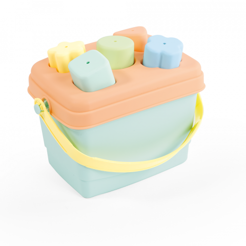 JUCĂRII - Galetusa cu sortator - Pastel (5 piese)