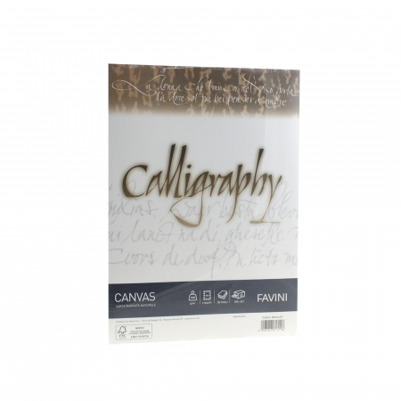 PAPETĂRIE - HARTIE CALIGRAFICA 100G/MP A4 50COLI ALB FAVINI CANVAS A690214