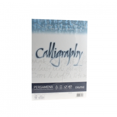 PAPETĂRIE - HARTIE CALIGRAFICA 190G/MP A4 50COLI ALB FAVINI PERGAMENA A690084