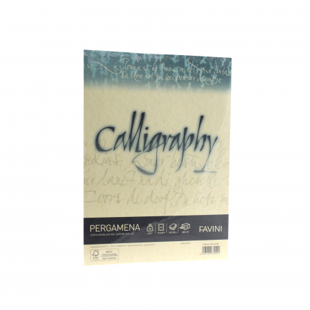 PAPETĂRIE - HARTIE CALIGRAFICA 90G/MP A4 50COLI CREM FAVINI PERGAMENA A692204