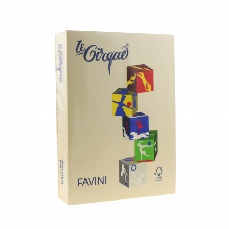 PAPETĂRIE - HARTIE COLORATA 80G/MP A4 105 BEJ FAVINI A71R504