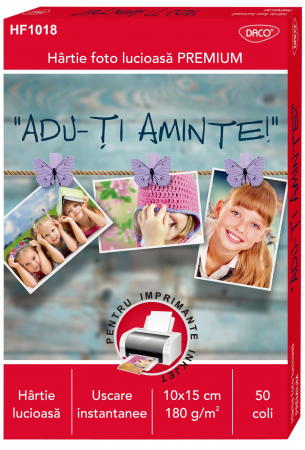 Hartie - HARTIE FOTO 10X15 CM 180G 50 COLI DACO HF1018