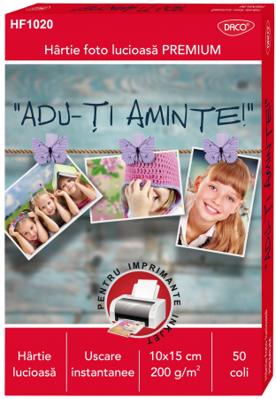 Hartie - HARTIE FOTO 10X15 CM 200G 50 COLI DACO HF1020