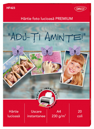 Hartie - HARTIE FOTO A4 230G 20 COLI DACO HF423