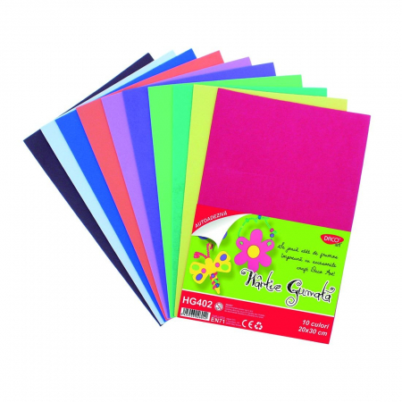 Hârtie specială - HARTIE GUMATA AA HG402  20X30CM  10COLI  10CUL DACO