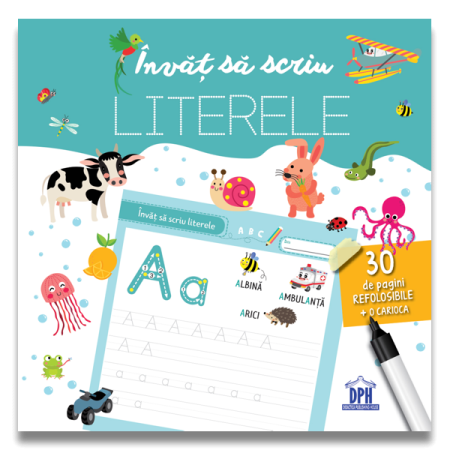Carti pentru copii - Invat sa scriu literele