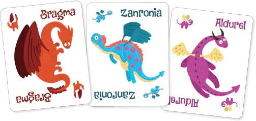 Joc de carti Old Maid - Dragoni veseli [1]