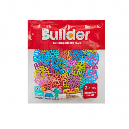 JUCĂRII - Joc de constructie STEAM - Fulgi de zapada (84 piese)