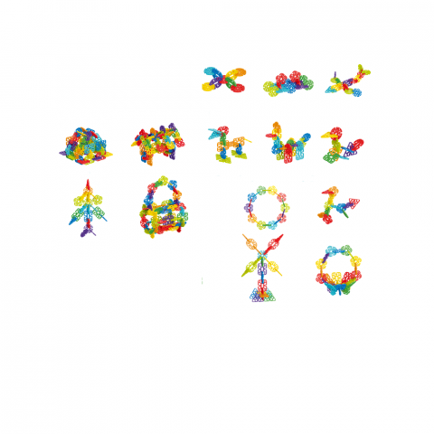 Joc de constructie STEAM - Fulgi de zapada (84 piese) [1]