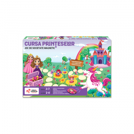 Jocuri de masa - Joc de societate magnetic - Cursa printeselor