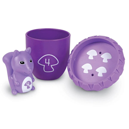 Joc de sortat si numarat - Veveritele vesele [2]