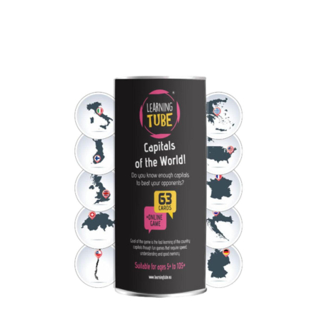 Jucarii de logica - Joc Learning Tube® - Capitalele lumii