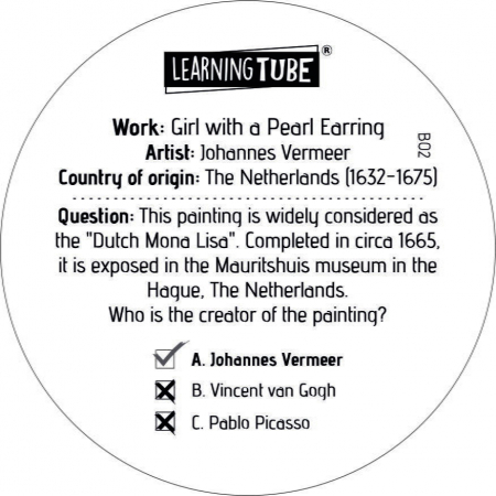 Joc Learning Tube®  - Marii artisti ai lumii [4]