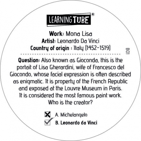 Joc Learning Tube®  - Marii artisti ai lumii [2]