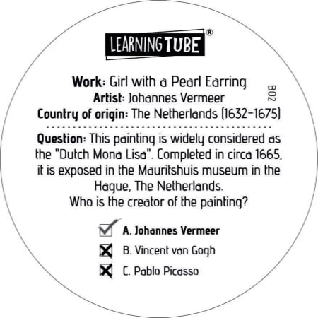 Joc Learning Tube®  - Marii artisti ai lumii [4]