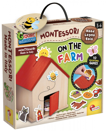 JOCURI - Joc Montessori din lemn - La ferma