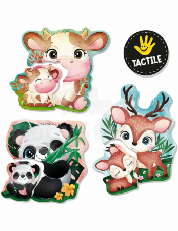 Joc tactil Montessori - Mama si puiul [1]