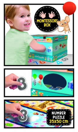 Joc tactil Montessori - Numaram si ne distram [2]