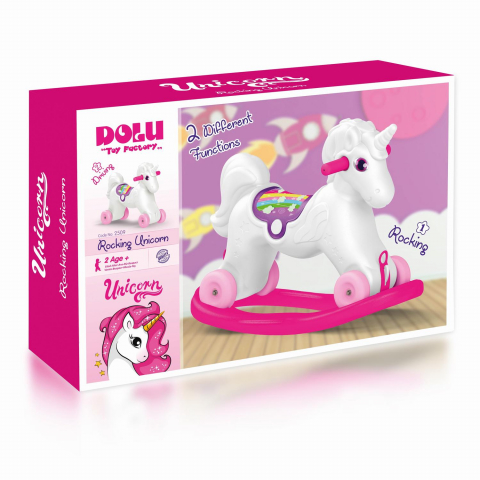 Jucarie 2 in1 - Unicorn balansoar [1]