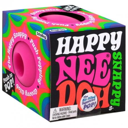Jocuri de indemanare - Jucarie antistres - Mingiuta Happy Snappy NeeDoh