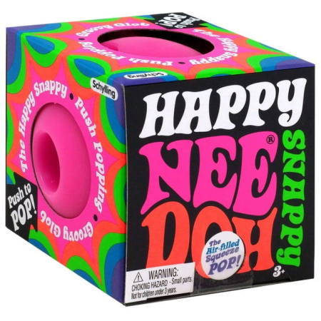 Jocuri de indemanare - Jucarie antistres - Mingiuta Happy Snappy NeeDoh