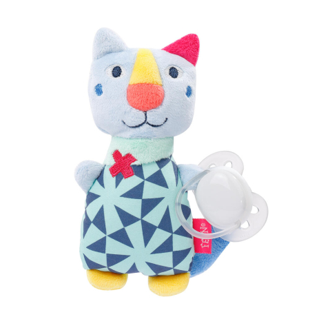 Jucarie cu inel pentru suzeta - Pisicuta [1]