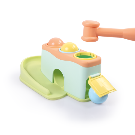 Jucarie dexteritate - Cursa bilutelor - Pastel [2]