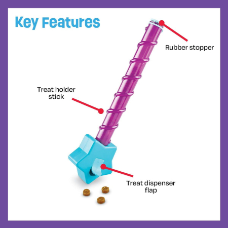 Jucarie dresaj caini - Jucarie eliberare recompense - Bagheta magica (stea) [2]